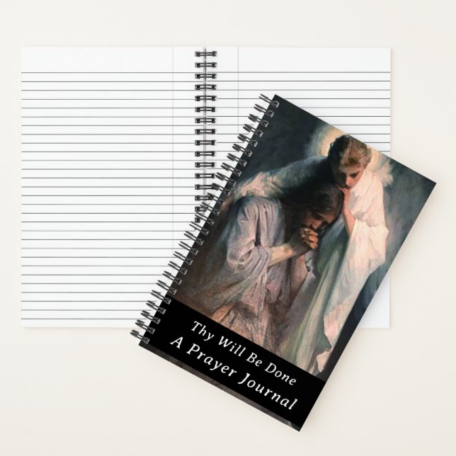 Angel Comforting Jesus Prayer Journal  (Inside)