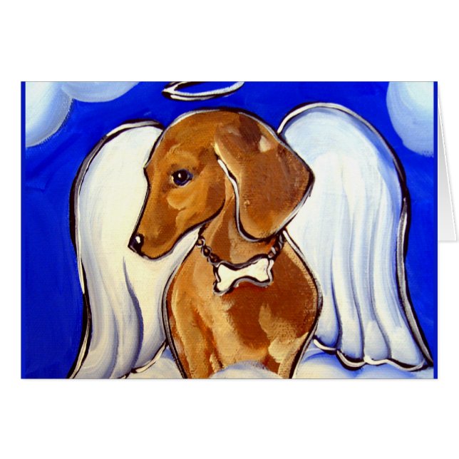 Angel Dachshund (Front Horizontal)