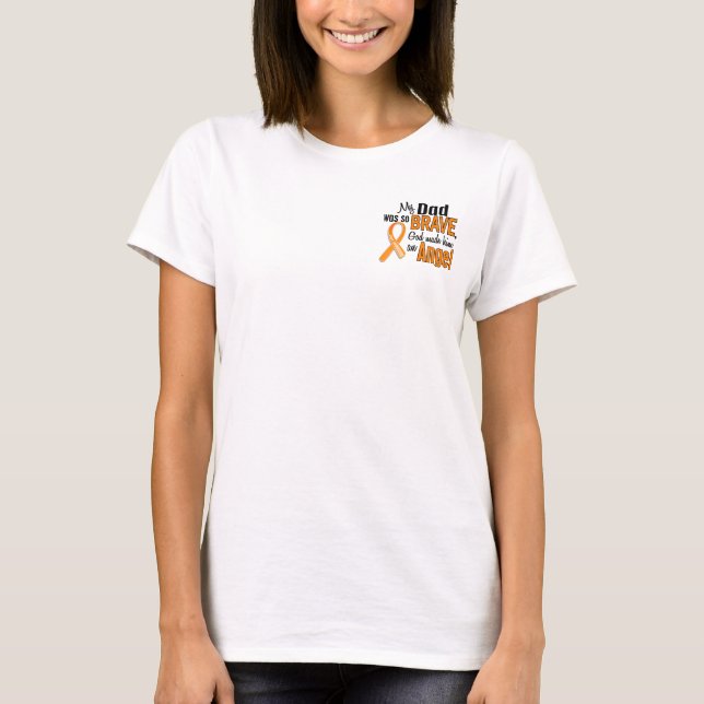 Angel Dad Leukaemia T-Shirt (Front)