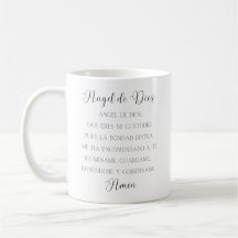 Angel de Dios Spanish Prayer Mug