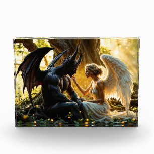 Angel Demon supernatural bright design Photo Block