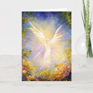 Angel Descending Fine Art Greeting Card