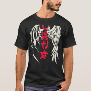 Angel Devil Wings Japan Kanji Sign T-Shirt
