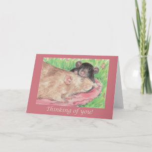 Angel & Digit Thinking of You Card