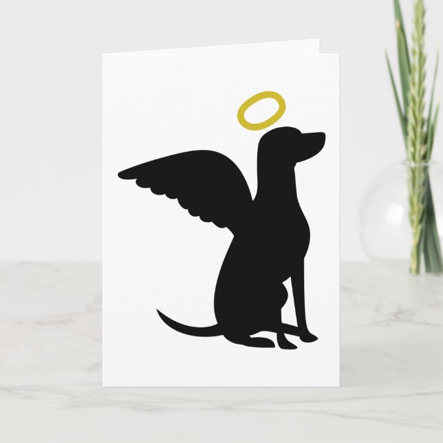 Angel Dog Card (Front)