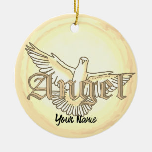 angel dove ornament
