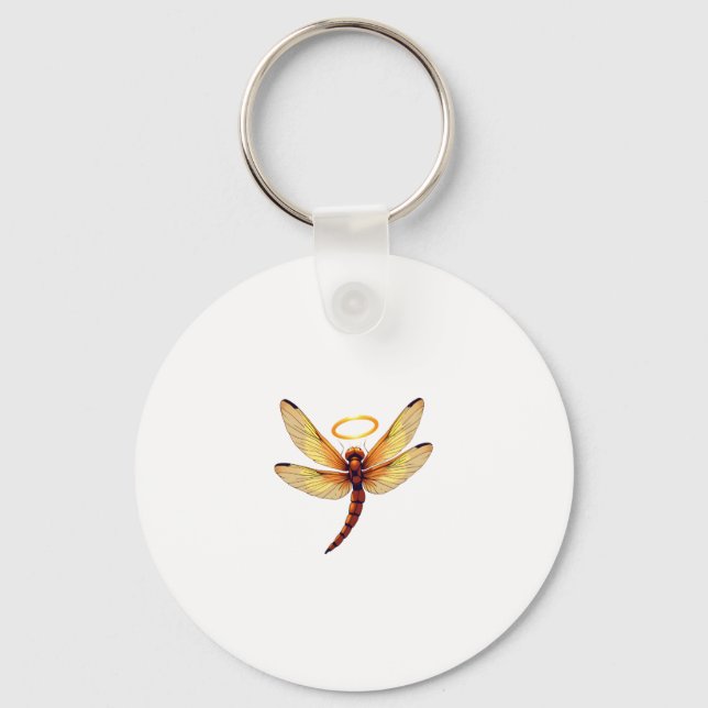 Angel Dragonfly Key Ring (Front)