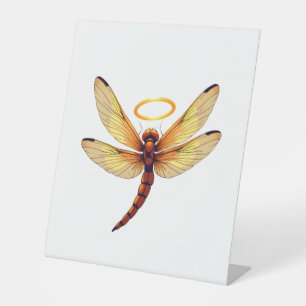Angel Dragonfly Pedestal Sign