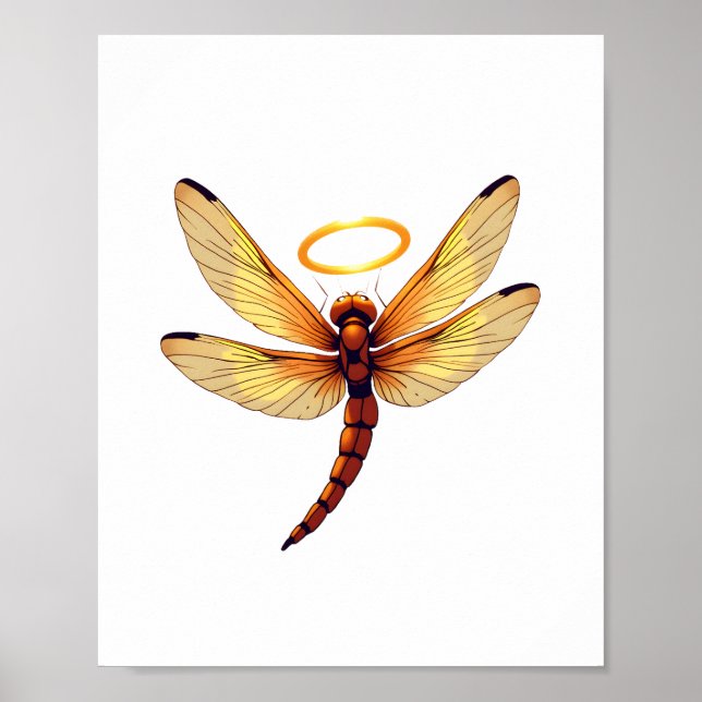 Angel Dragonfly Poster (Front)