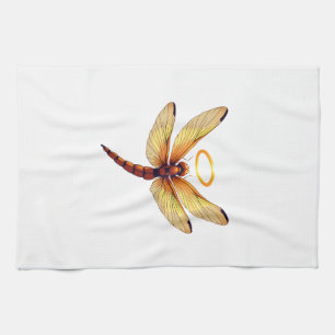 Angel Dragonfly Tea Towel