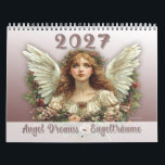 Angel Dreams – Engelträume 2027 Calendar<br><div class="desc">This angels calendar / cherubs calendar / guardian angels calendar (or in German: Engelkalender) is designed to bring inspiration and joy all year round. Each month showcases beautiful angels in pastel pink, blue, white, beige, and green tones that radiate warmth and positivity. A beautiful blend of art and meaning, this...</div>