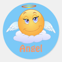 Angel Emoji Emoticon Cartoon Face