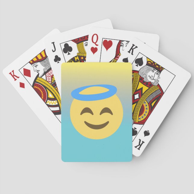 Angel Emoji Playing Cards (Back)