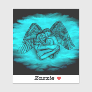 Angel Eros in Love , black and green design