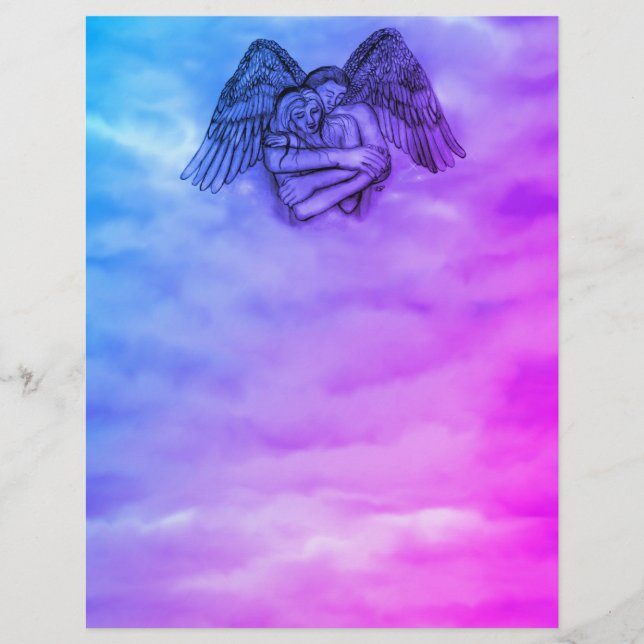 Angel Eros in Love Custom Letterhead (Front)