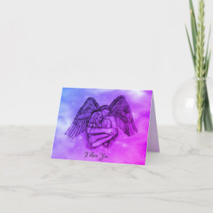 Angel Eros in Love , I Love You Card