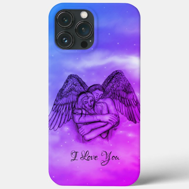 Angel Eros in Love , I Love You Case-Mate iPhone Case (Back)