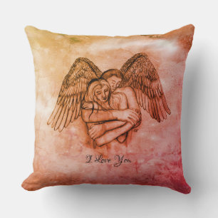Angel Eros in Love , I Love You Cushion