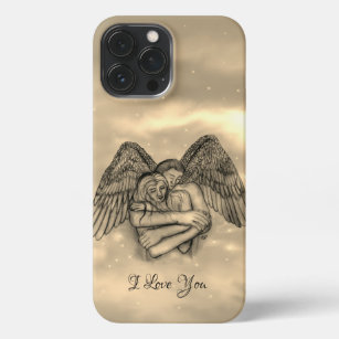 Angel Eros in Love , I Love You iPhone 13 Pro Max Case