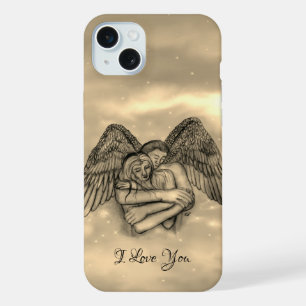 Angel Eros in Love , I Love You iPhone 15 Plus Case