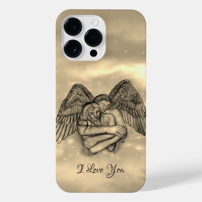 Angel Eros in Love , I Love You iPhone Case (Back)