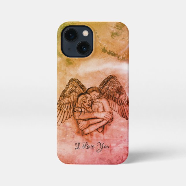 Angel Eros in Love , I Love You iPhone Case (Back)