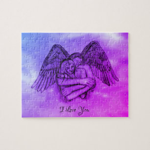 Angel Eros in Love , I Love You Jigsaw Puzzle