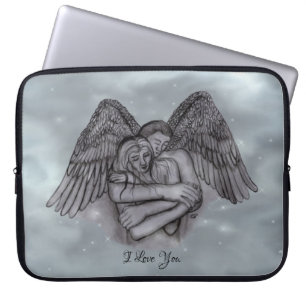 Angel Eros in Love , I Love You Laptop Sleeve