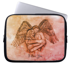 Angel Eros in Love , I Love You Laptop Sleeve