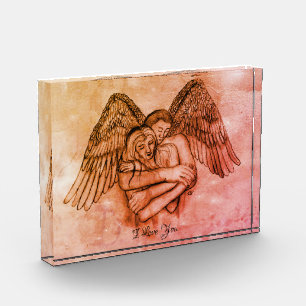 Angel Eros in Love , I Love You Photo Block