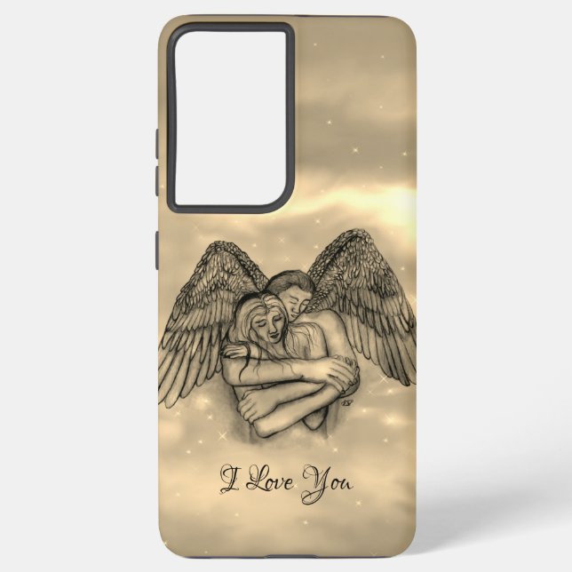 Angel Eros in Love , I Love You Samsung Galaxy S21 Ultra Case (Back)