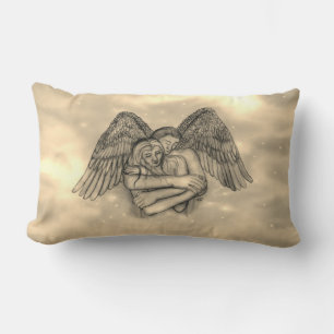 Angel Eros in Love Lumbar Cushion