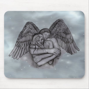 Angel Eros in Love Mouse Pad