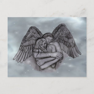 Angel Eros in Love Postcard
