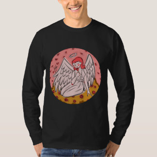 Angel Esther Men's Long Sleeve Black T-Shirt