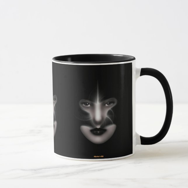 Angel Eyes Custom Printed Ringer Mug (Right)