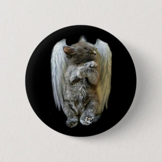 Angel Face 6 Cm Round Badge