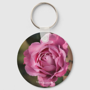 Angel Face Rose Key Ring