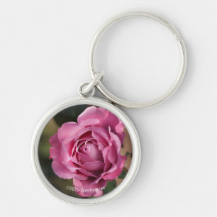 Angel Face Rose Key Ring