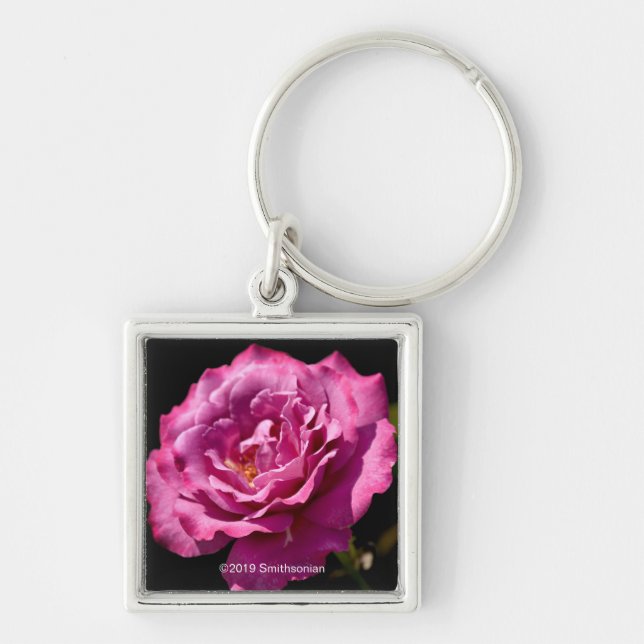 Angel Face Rose Up-Close Key Ring (Front)