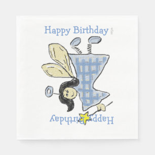 Angel/Fairy (blue) Napkin