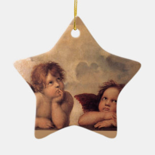 Angel Faith Raphael Faith Blessing Cute Ceramic Ornament