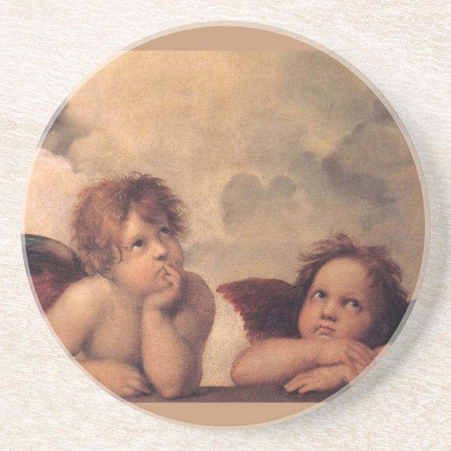 Angel Faith Raphael Faith Blessing Cute Coaster (Front)