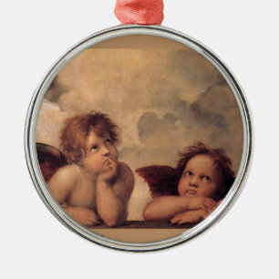 Angel Faith Raphael Faith Blessing Cute Metal Ornament