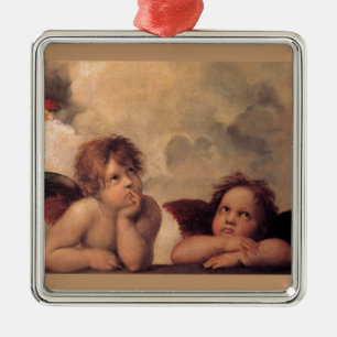 Angel Faith Raphael Faith Blessing Cute Metal Ornament