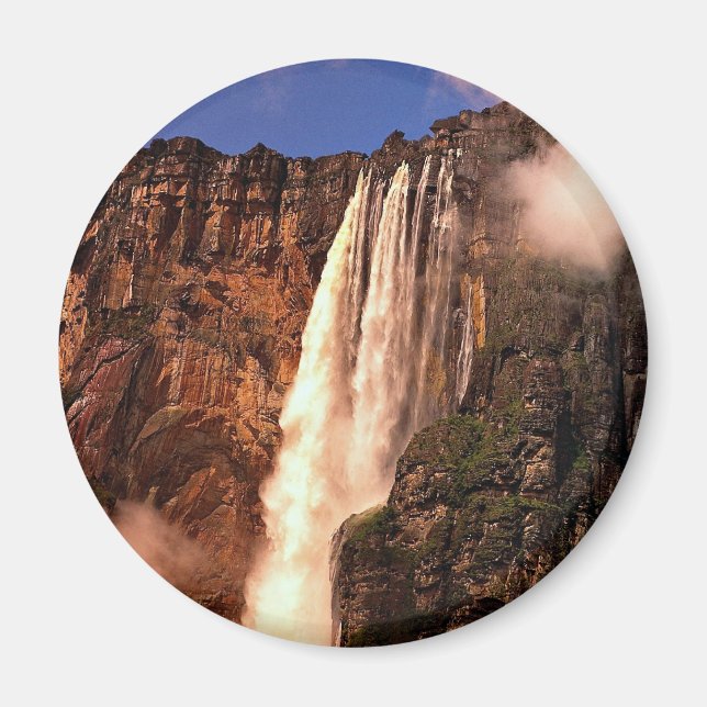 Angel Falls on Auyan Tepui, Venezuela Magnet (Front)