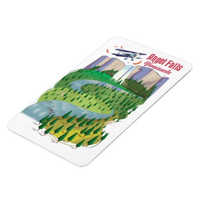 Angel Falls Venezuela Magnet (Left Side)