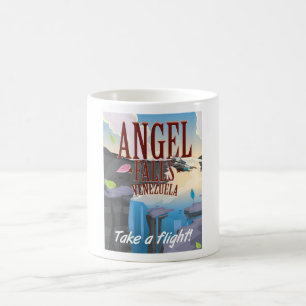 Angel Falls Venezuela Travel poster Coffee Mug