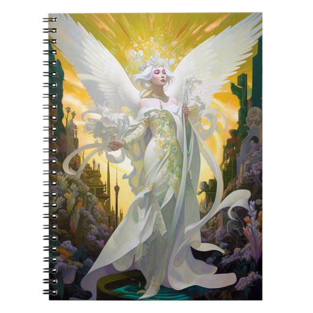 Angel Fantasy Art Notebook (Front)