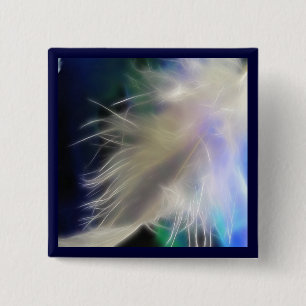 Angel Feather! 15 Cm Square Badge